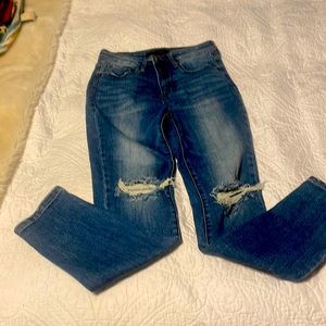 High waisted Risen jeans